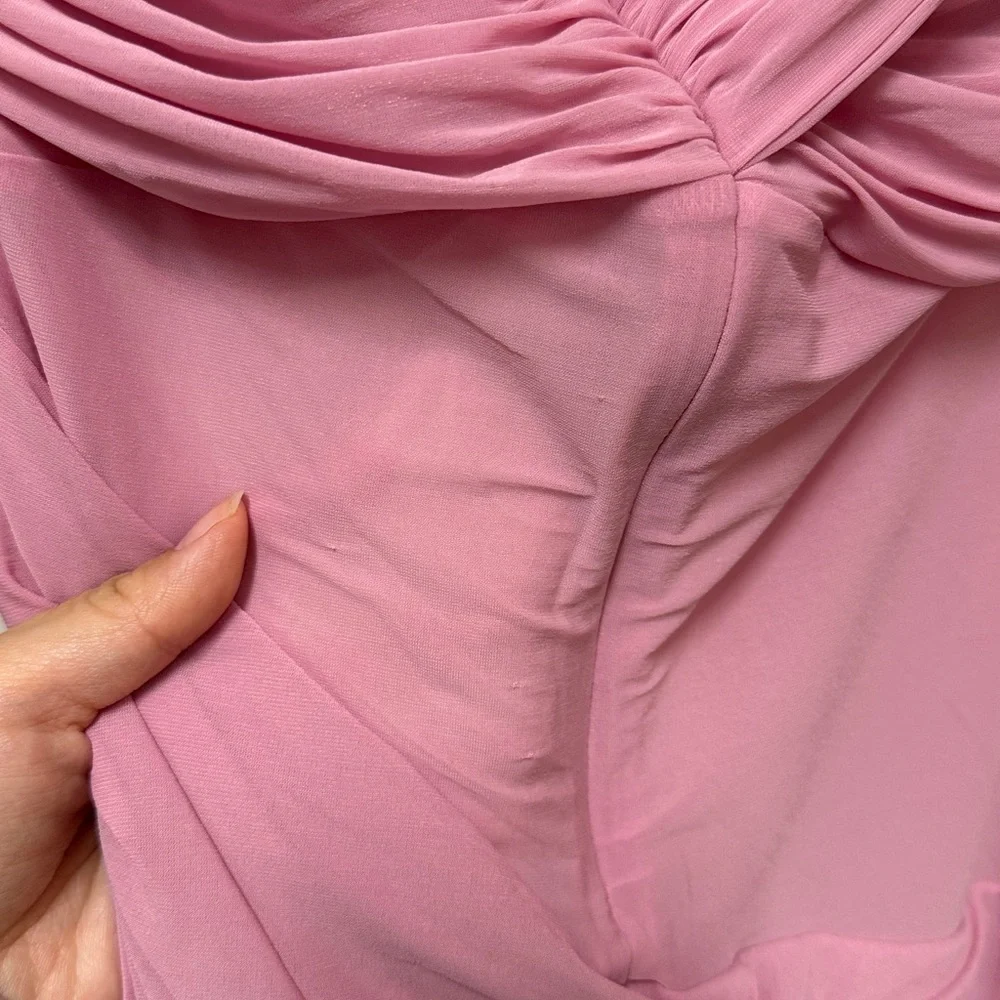 Ronny Kobo Izel Dress in Carnation - Picture 14 of 15